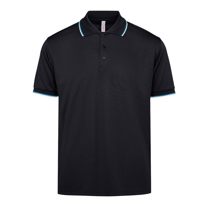 QD65 Dri-Fit Tipped Collar Polo Shirt (Unisex)