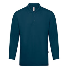 QD67 Microfibre Long Sleeve Polo Shirt (Unisex)