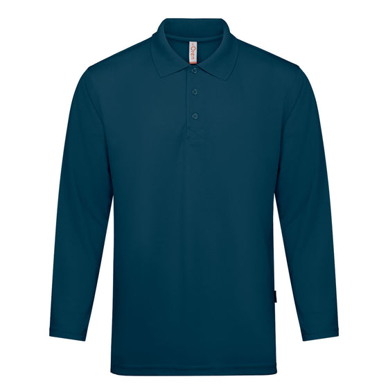 QD67 Microfibre Long Sleeve Polo Shirt (Unisex)