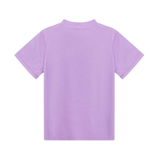 QD68 Kids Microfibre Eyelet Short Sleeve T-Shirt