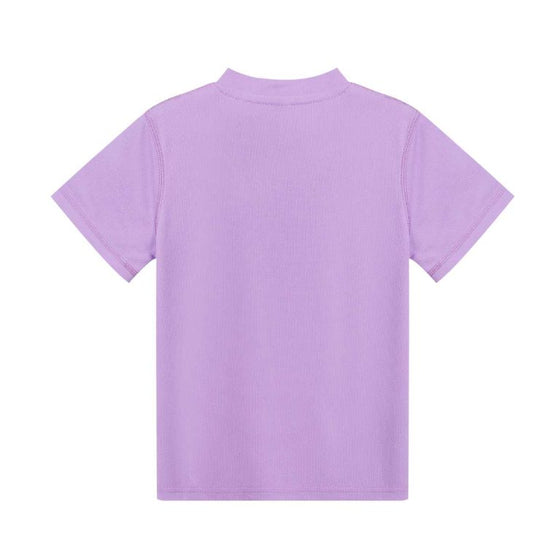 QD68 Kids Microfibre Eyelet Short Sleeve T-Shirt - hover image