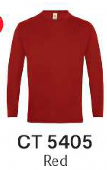 CT54 Plain Cotton Long Sleeve T-Shirt (Unisex)