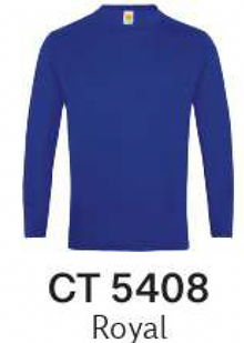 CT54 Plain Cotton Long Sleeve T-Shirt (Unisex)