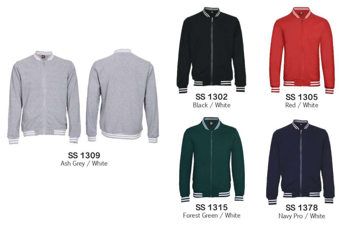 SS13 Full-Zip Varsity Jacket (Unisex)