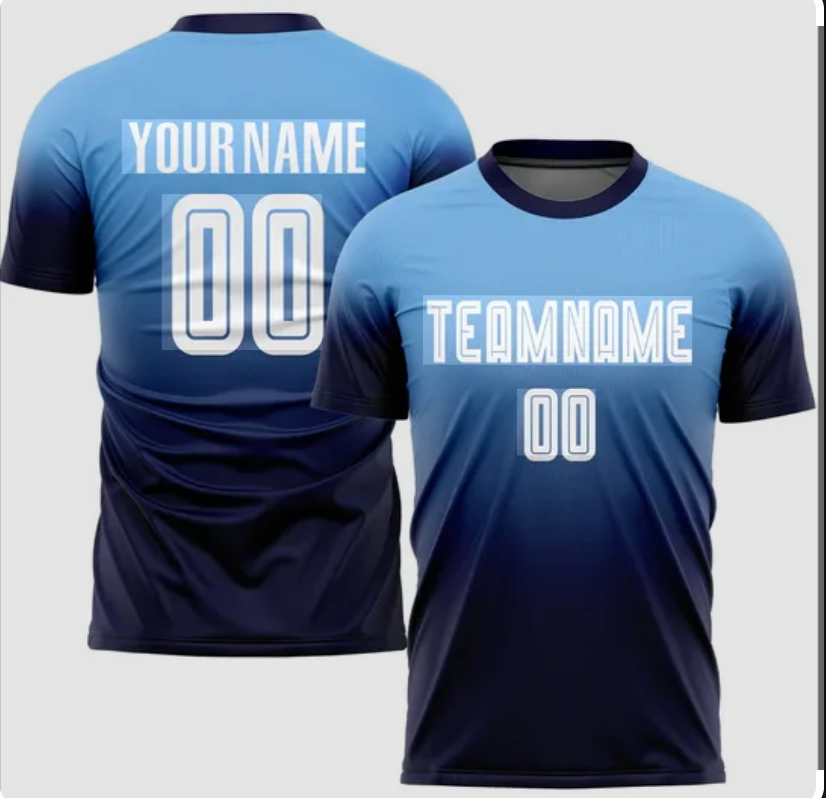 Custom Round Neck Sublimation Soccer Jersey (Unisex)