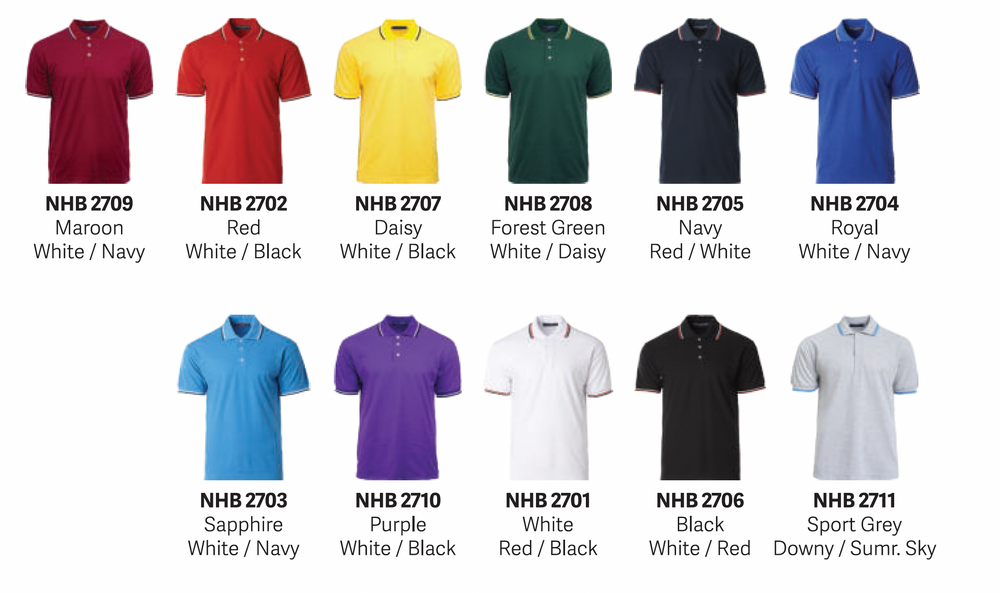 NHB2700 Saffron Polo (Unisex)