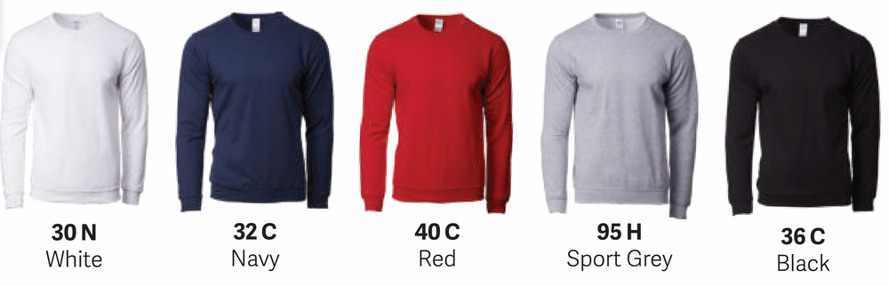 GD88000 Gildan AsianFit Adult Crewneck Sweatshirt (Unisex)