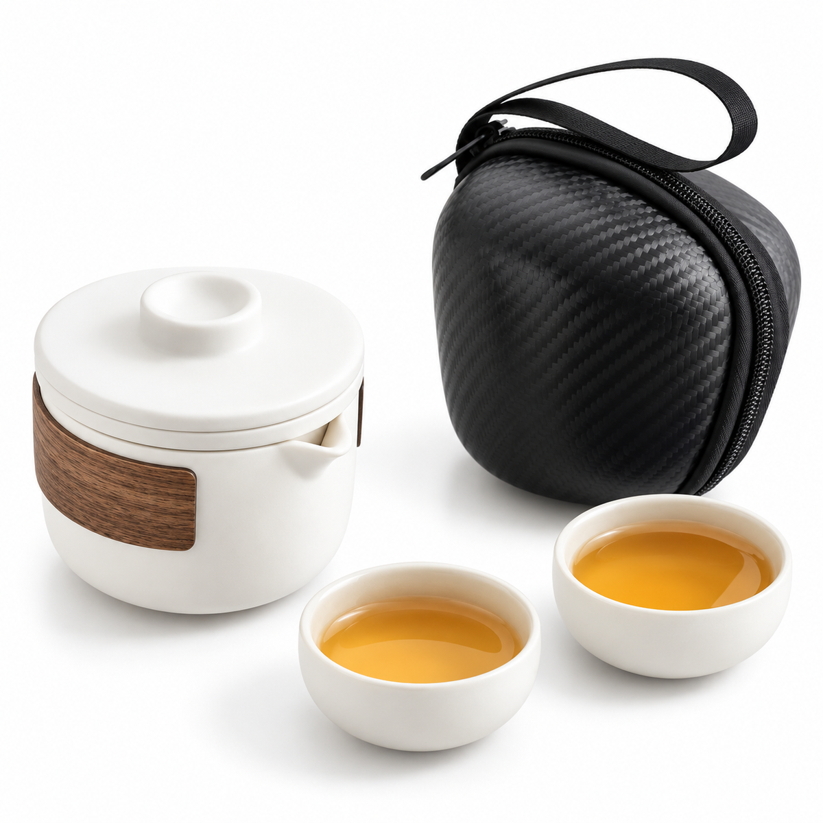 TravelNest Ceramic Tea Set