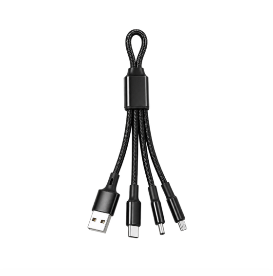 Triple Connector Loop Charging Cable