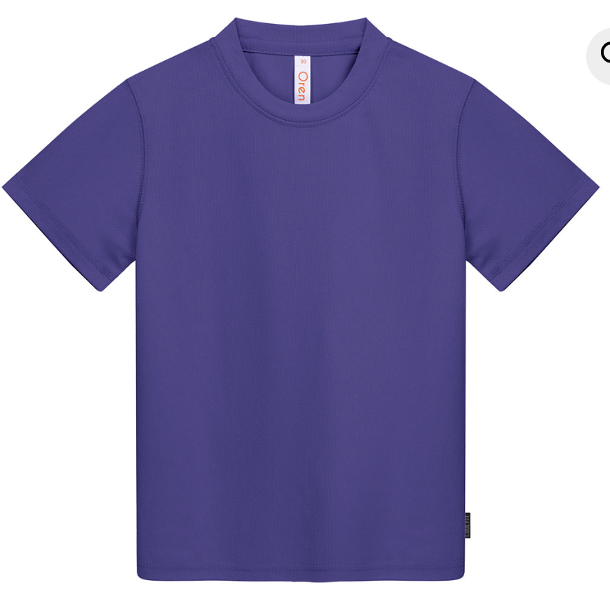 QD68 Kids Microfibre Eyelet Short Sleeve T-Shirt