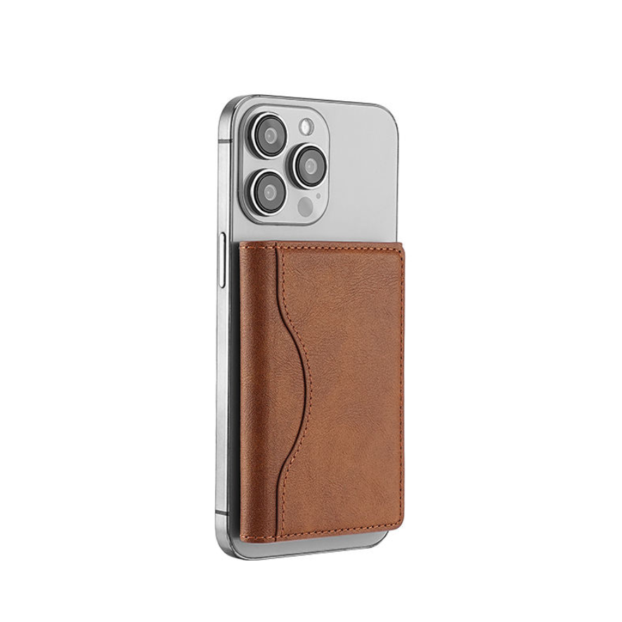 MagSafe PU Leather Wallet Card Holder