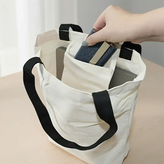 PocketPro 12oz Canvas Tote Bag - hover image