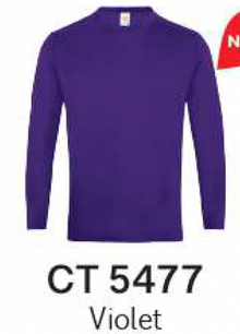 CT54 Plain Cotton Long Sleeve T-Shirt (Unisex)