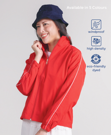 WB06 Basic Full-Zip Windbreaker Jacket (Unisex)