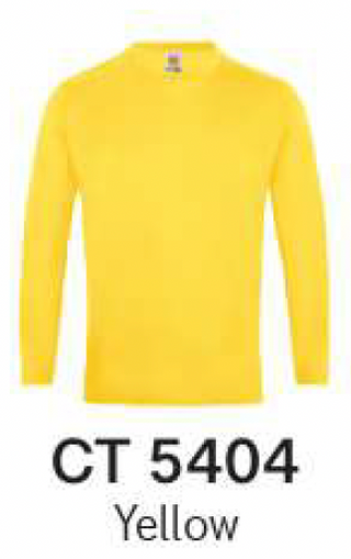 CT54 Plain Cotton Long Sleeve T-Shirt (Unisex)