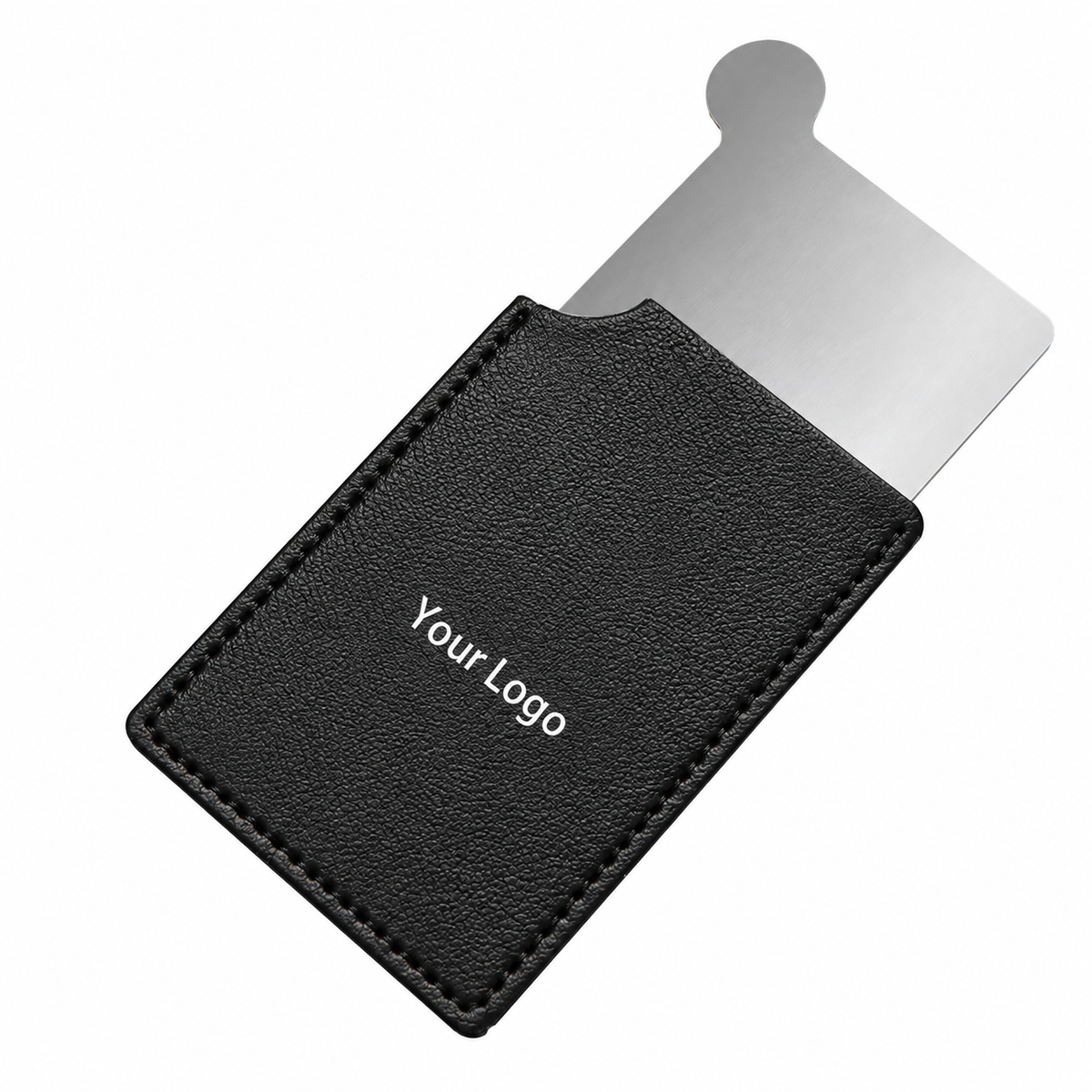 Slim Stainless Steel Pocket Mirror