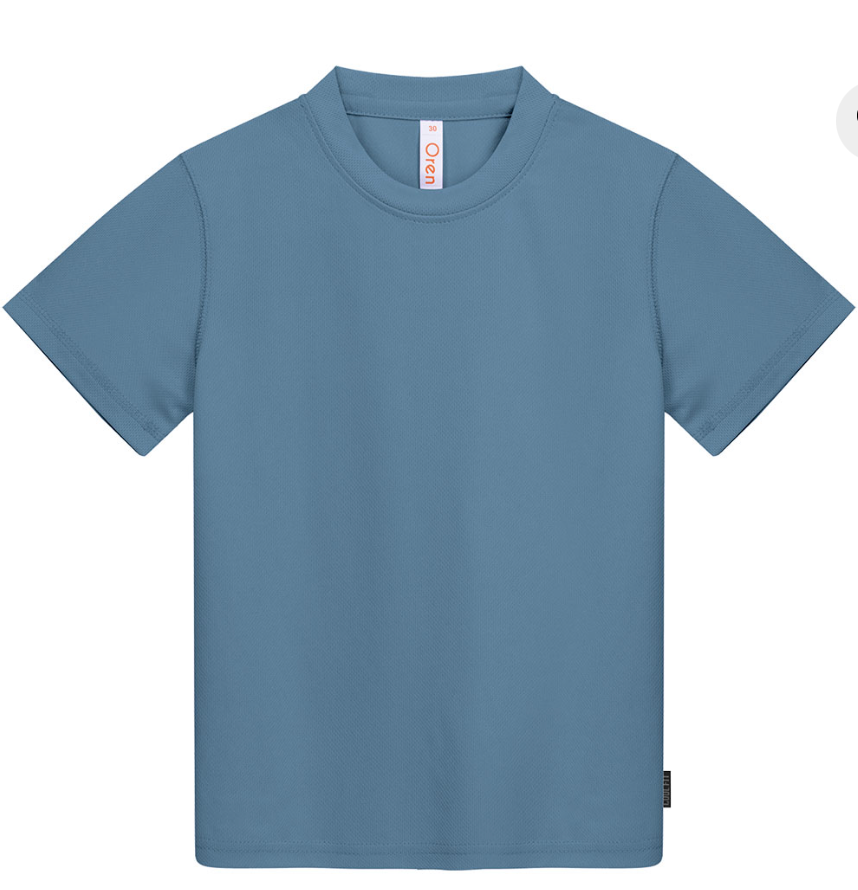 QD68 Kids Microfibre Eyelet Short Sleeve T-Shirt