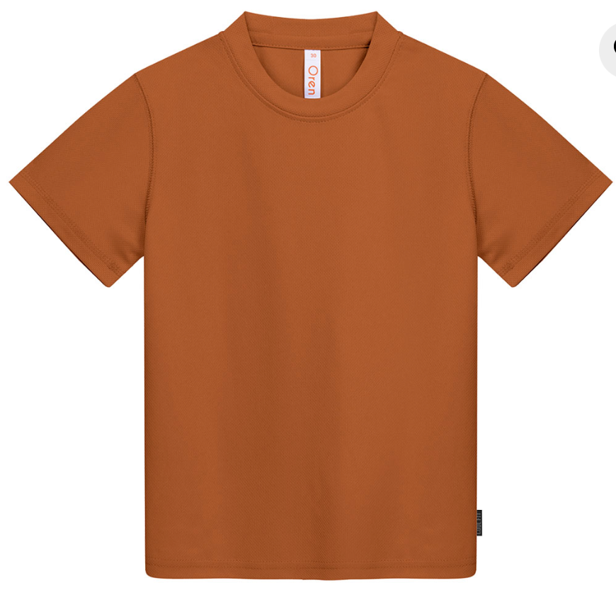 QD68 Kids Microfibre Eyelet Short Sleeve T-Shirt