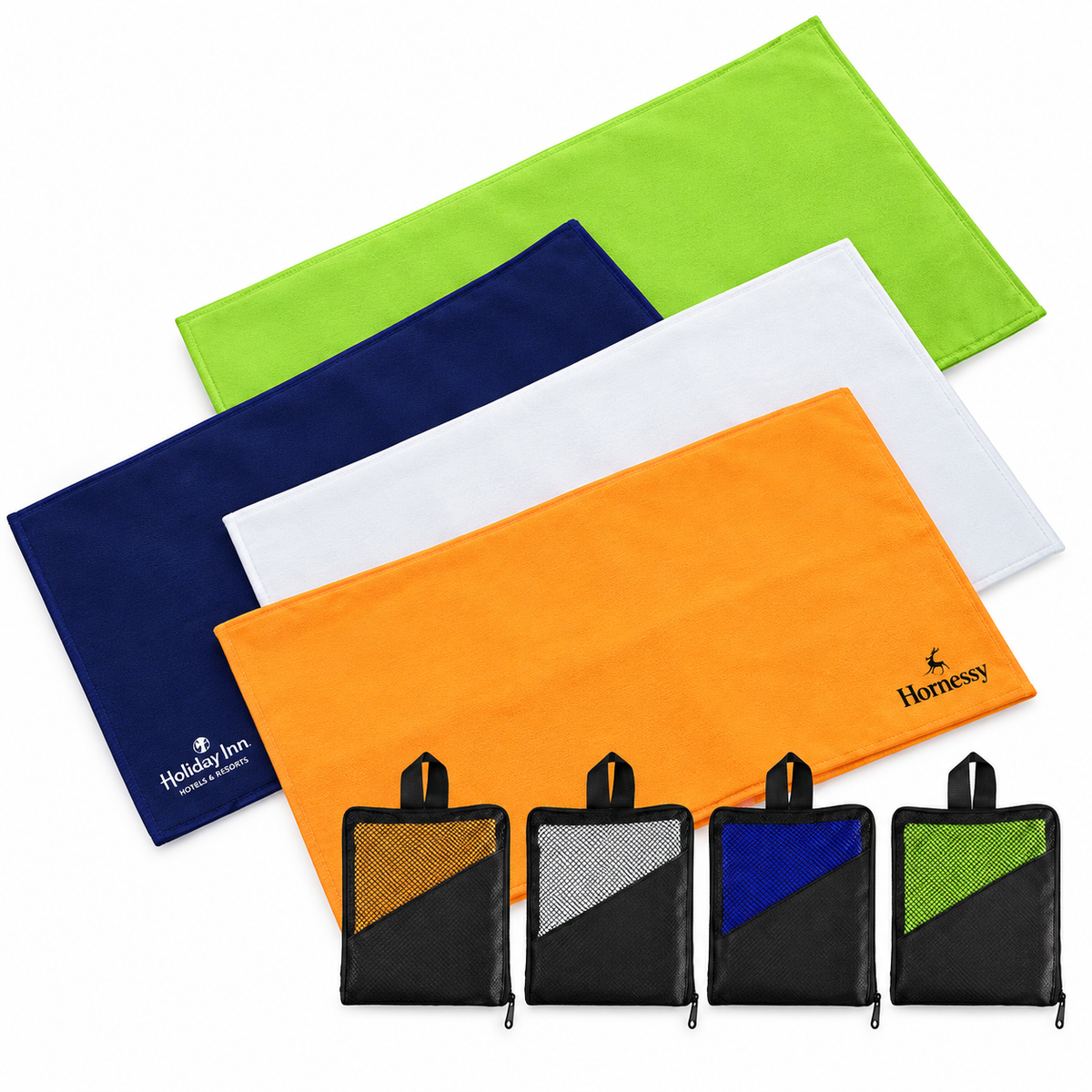 Quick-Dry Travel Towel with Zipper Pouch