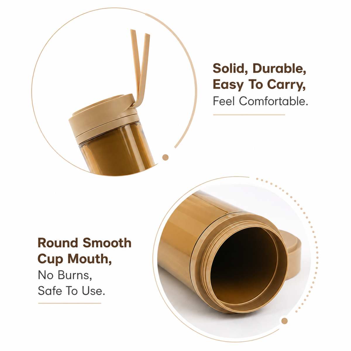 EcoSip 420ml Double Layer PP Bottle