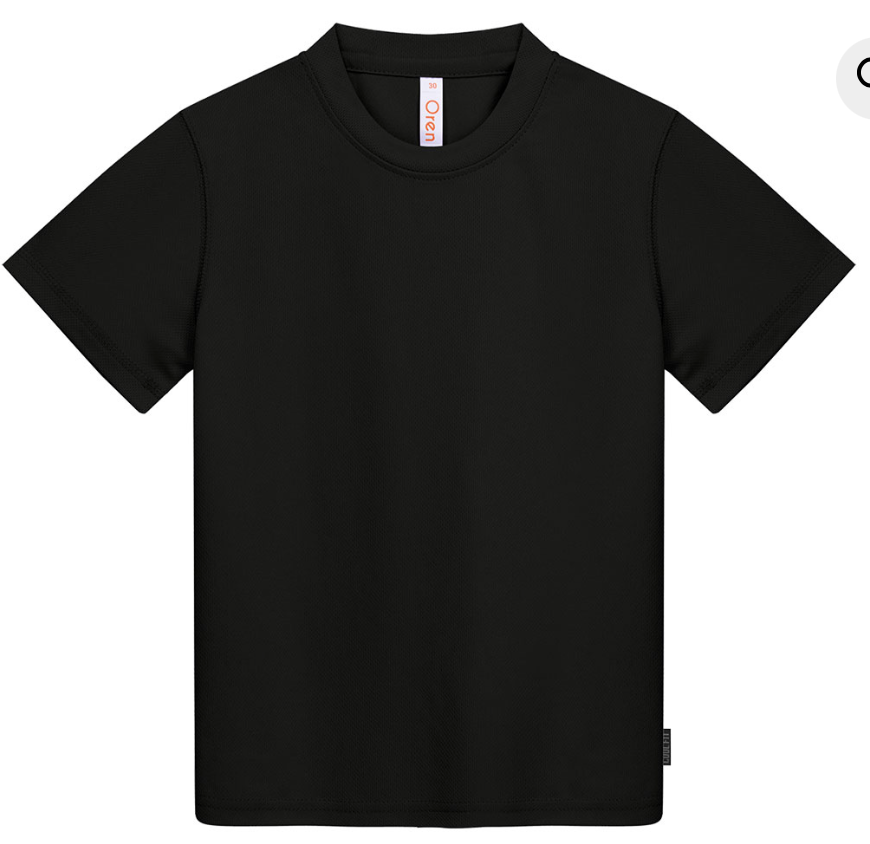 QD68 Kids Microfibre Eyelet Short Sleeve T-Shirt