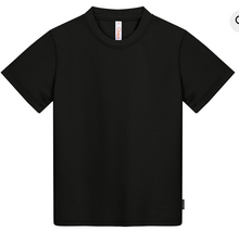 QD68 Kids Microfibre Eyelet Short Sleeve T-Shirt