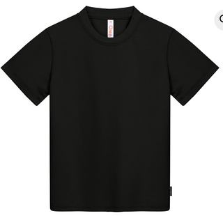 QD68 Kids Microfibre Eyelet Short Sleeve T-Shirt