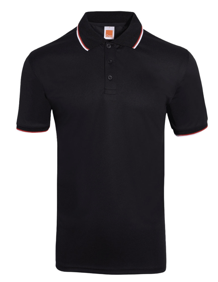QD65 Dri-Fit Tipped Collar Polo Shirt (Unisex)