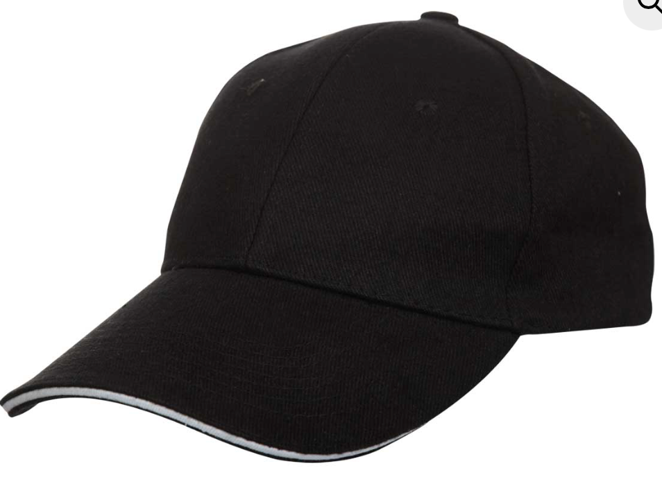 CP03 Contrast Trim Cotton Baseball Cap