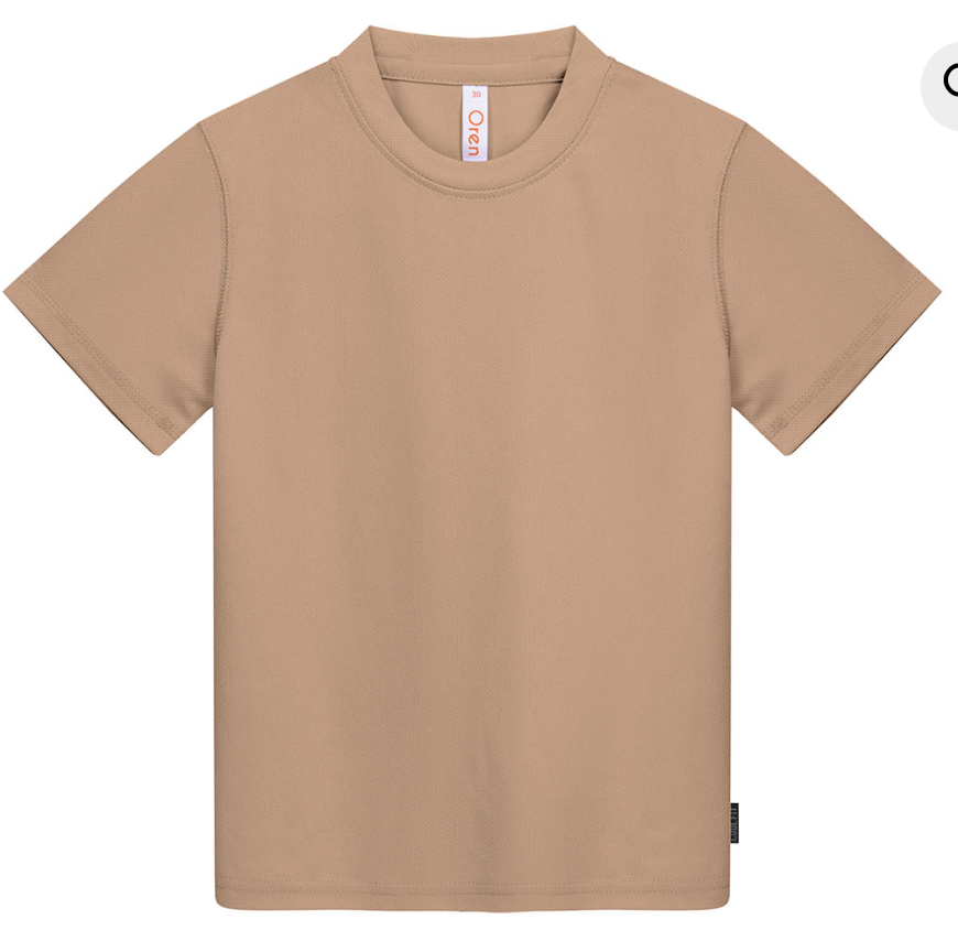 QD68 Kids Microfibre Eyelet Short Sleeve T-Shirt