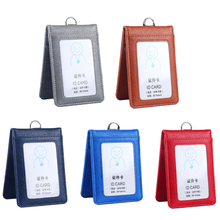 Magnetic PU Flip Wallet ID Holder