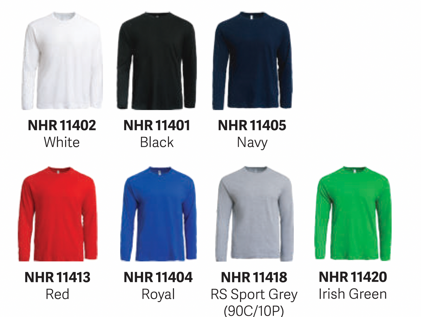 NHR11400 Long Sleeve T-Shirt (Unisex)