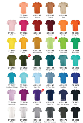CT51 Comfy Cotton Short Sleeve T-Shirt (Unisex)