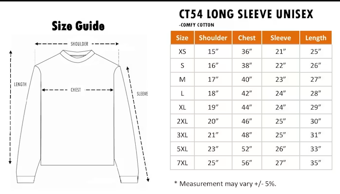CT54 Plain Cotton Long Sleeve T-Shirt (Unisex)