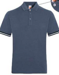 Dark Grey Melange / Black / White