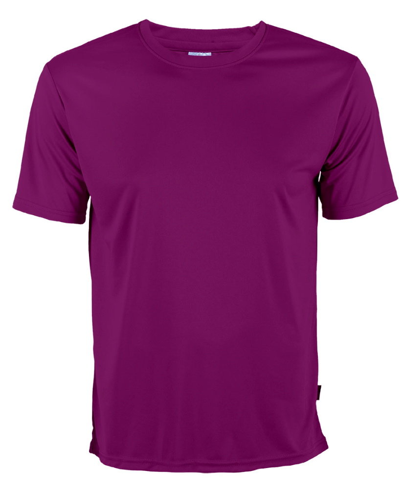 QD56 Polyester Interlock Short Sleeve T-Shirt (Unisex)