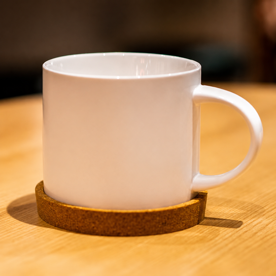 500ml Ceramic Mug & Coaster Set
