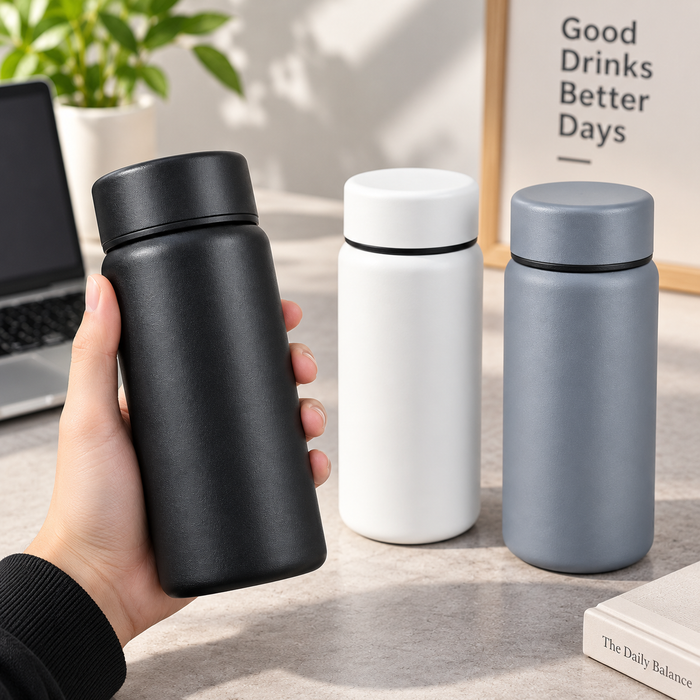 380ml Compact Stainless Steel Vacuum Flask