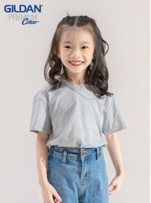 GD76000B Youth Premium Cotton T-Shirt