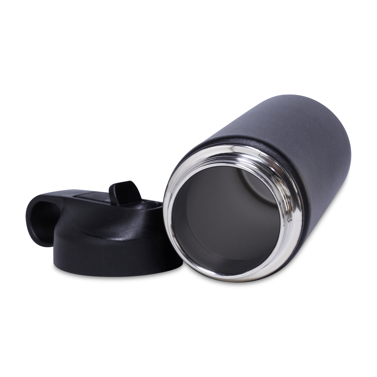 Insulated 550ml Stainless Steel Bottle with Straw & Brush