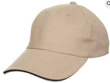 CP03 Contrast Trim Cotton Baseball Cap