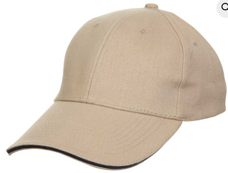 CP03 Contrast Trim Cotton Baseball Cap