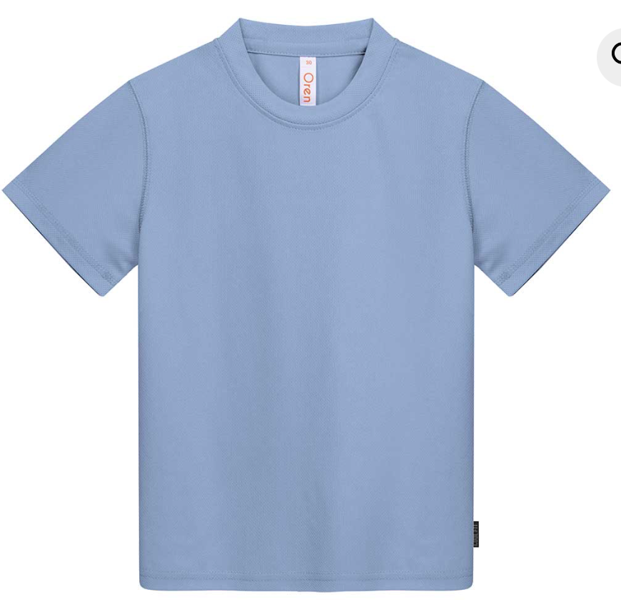 QD68 Kids Microfibre Eyelet Short Sleeve T-Shirt