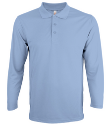 QD67 Microfibre Long Sleeve Polo Shirt (Unisex)