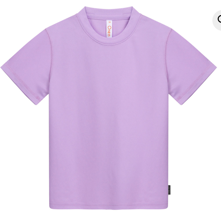 QD68 Kids Microfibre Eyelet Short Sleeve T-Shirt