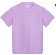QD68 Kids Microfibre Eyelet Short Sleeve T-Shirt