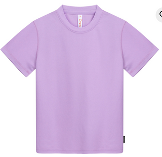 QD68 Kids Microfibre Eyelet Short Sleeve T-Shirt