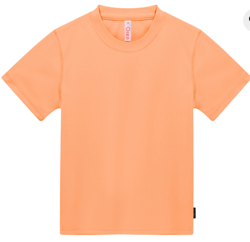 QD68 Kids Microfibre Eyelet Short Sleeve T-Shirt