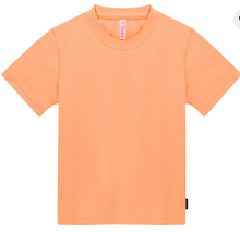 QD68 Kids Microfibre Eyelet Short Sleeve T-Shirt