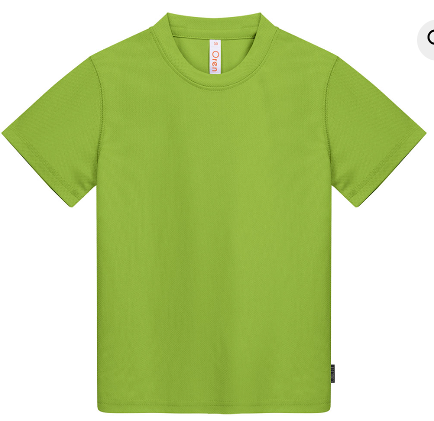 QD68 Kids Microfibre Eyelet Short Sleeve T-Shirt